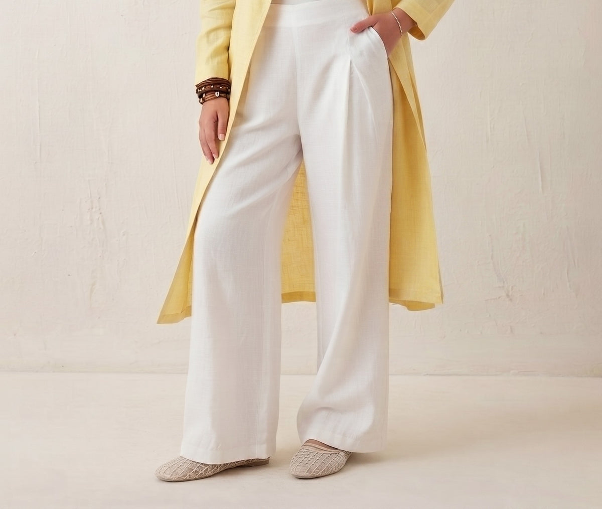 White Linen Pants