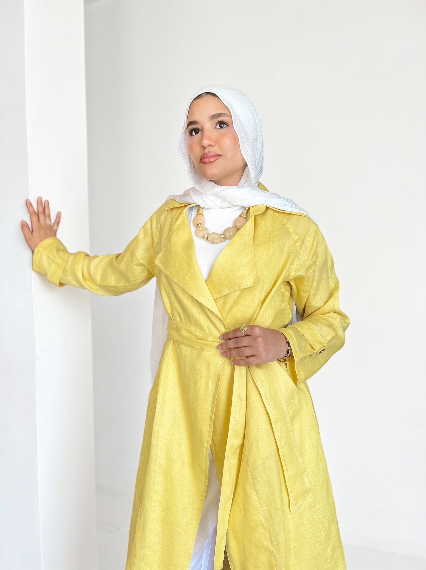 معطف الكتان